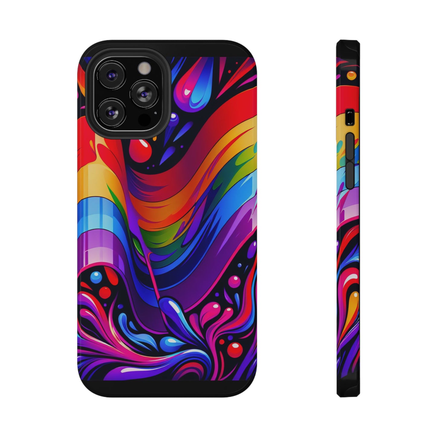 Rainbow Impact-Resistant Phone Case