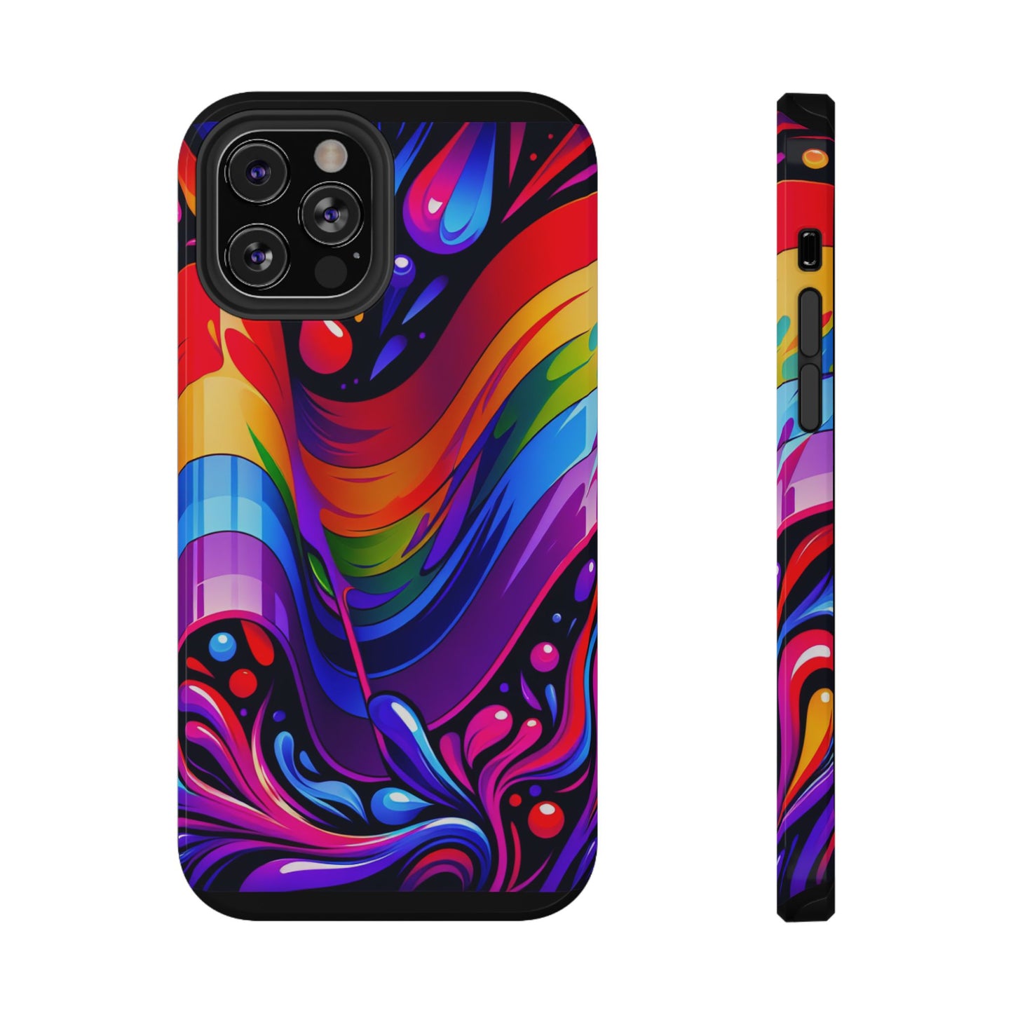 Rainbow Impact-Resistant Phone Case