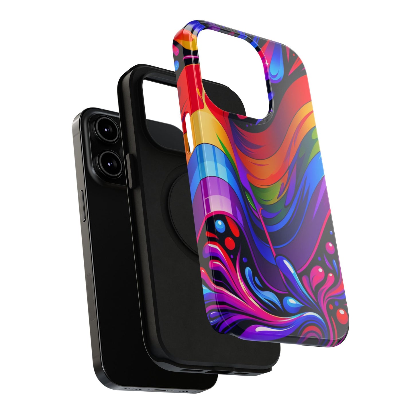 Rainbow Impact-Resistant Phone Case