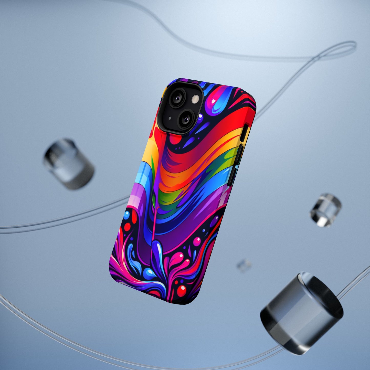 Rainbow Impact-Resistant Phone Case