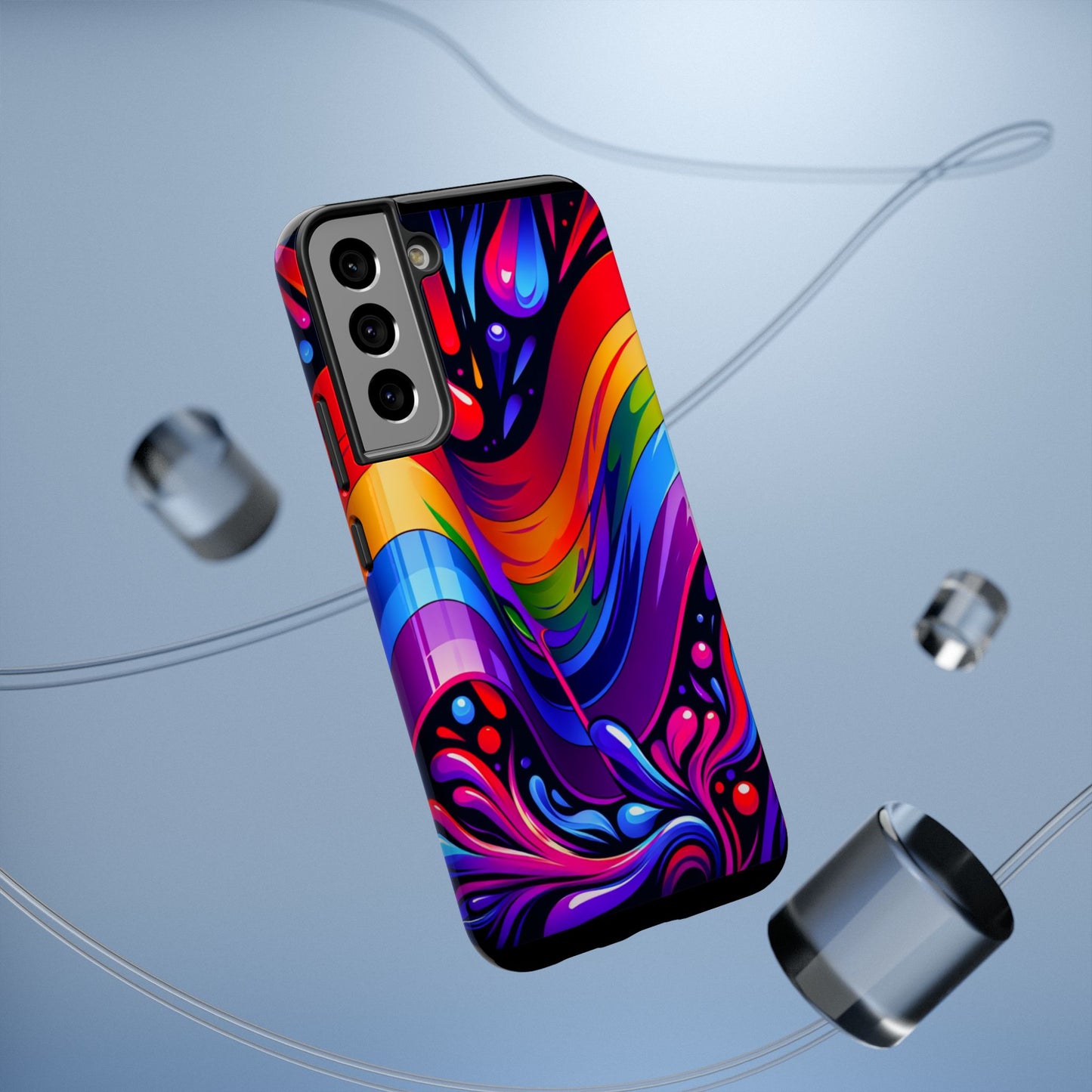 Rainbow Impact-Resistant Phone Case