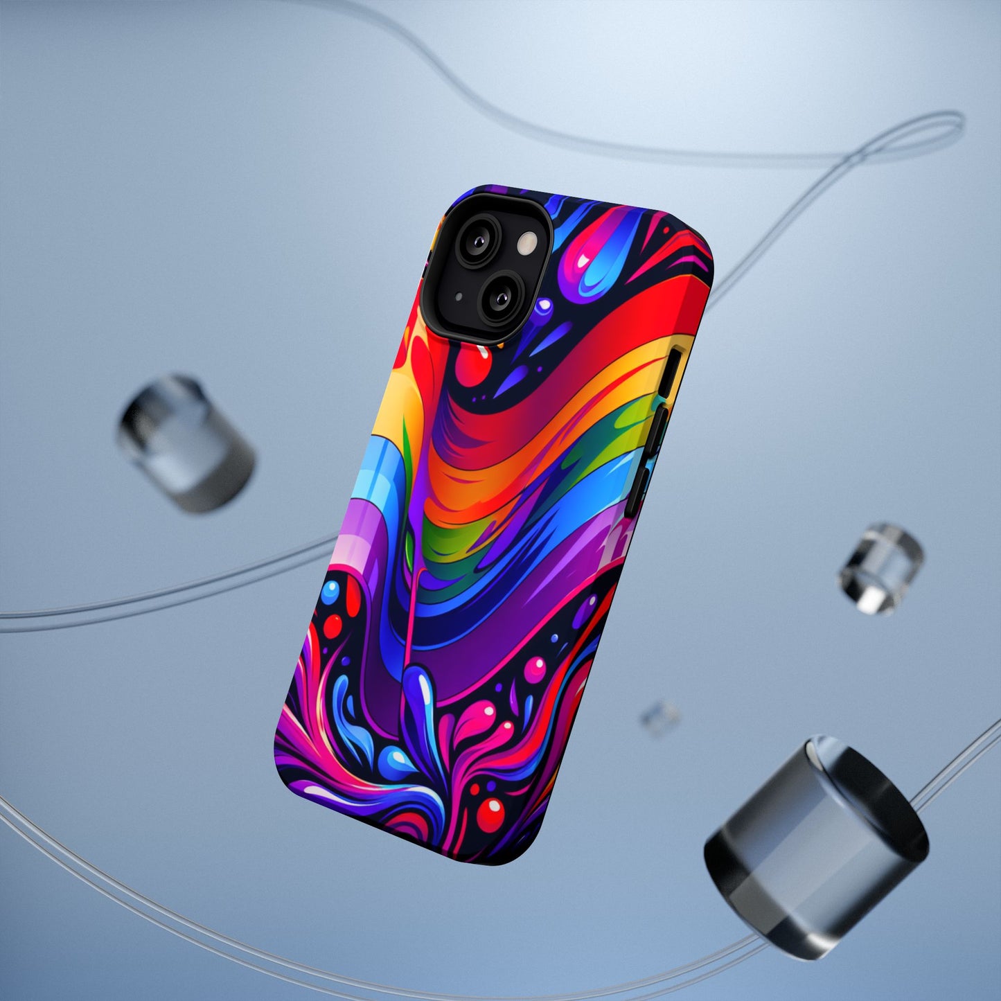 Rainbow Impact-Resistant Phone Case