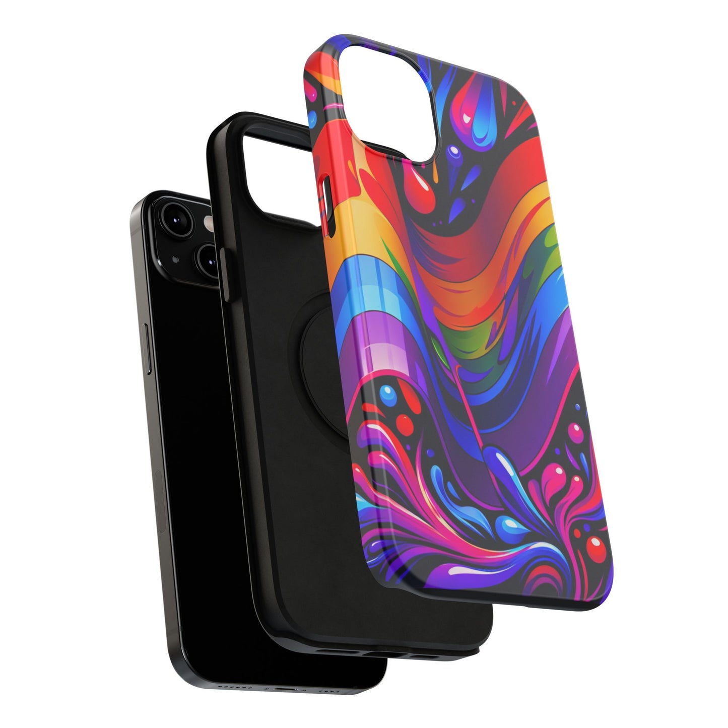 Rainbow Impact-Resistant Phone Case