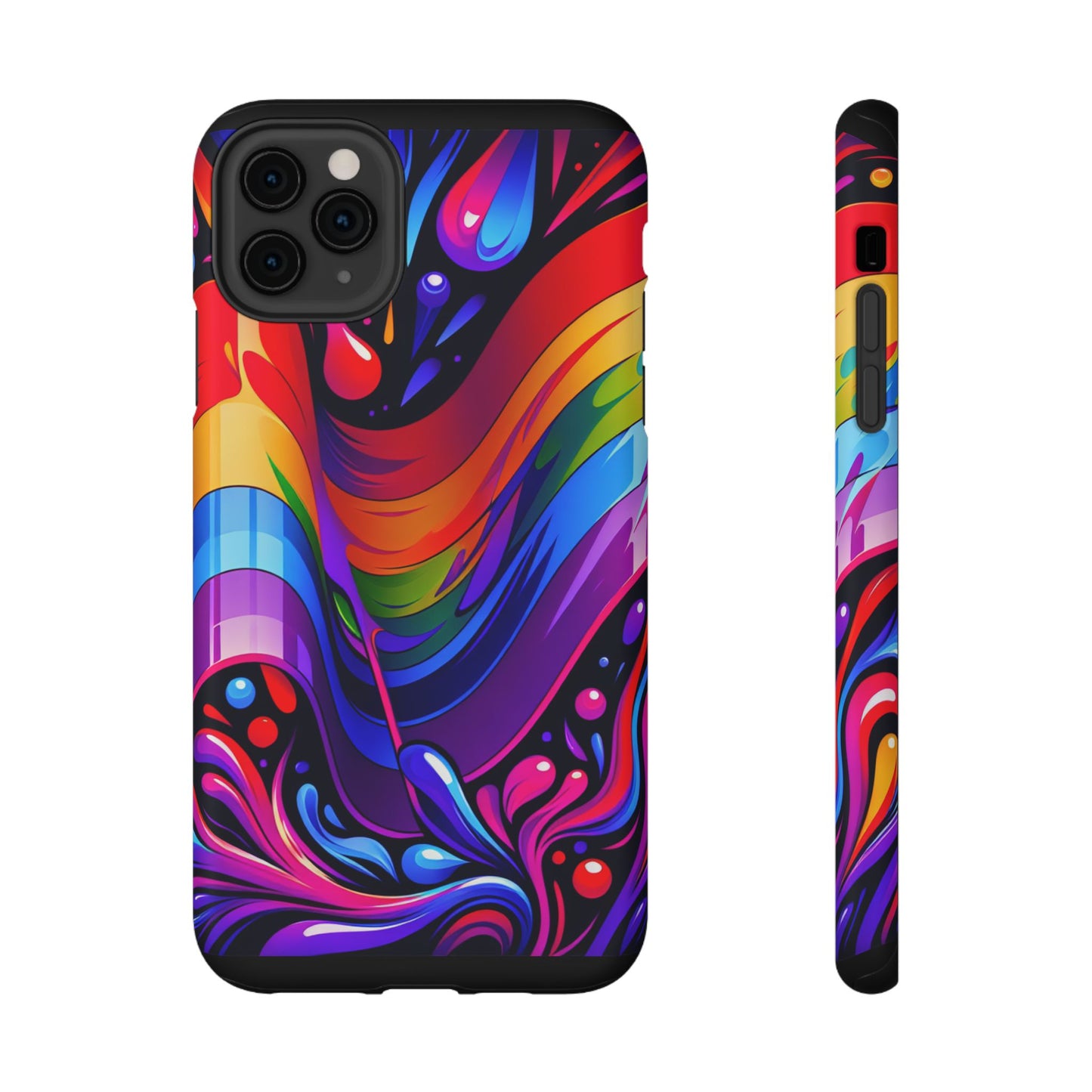 Rainbow Impact-Resistant Phone Case