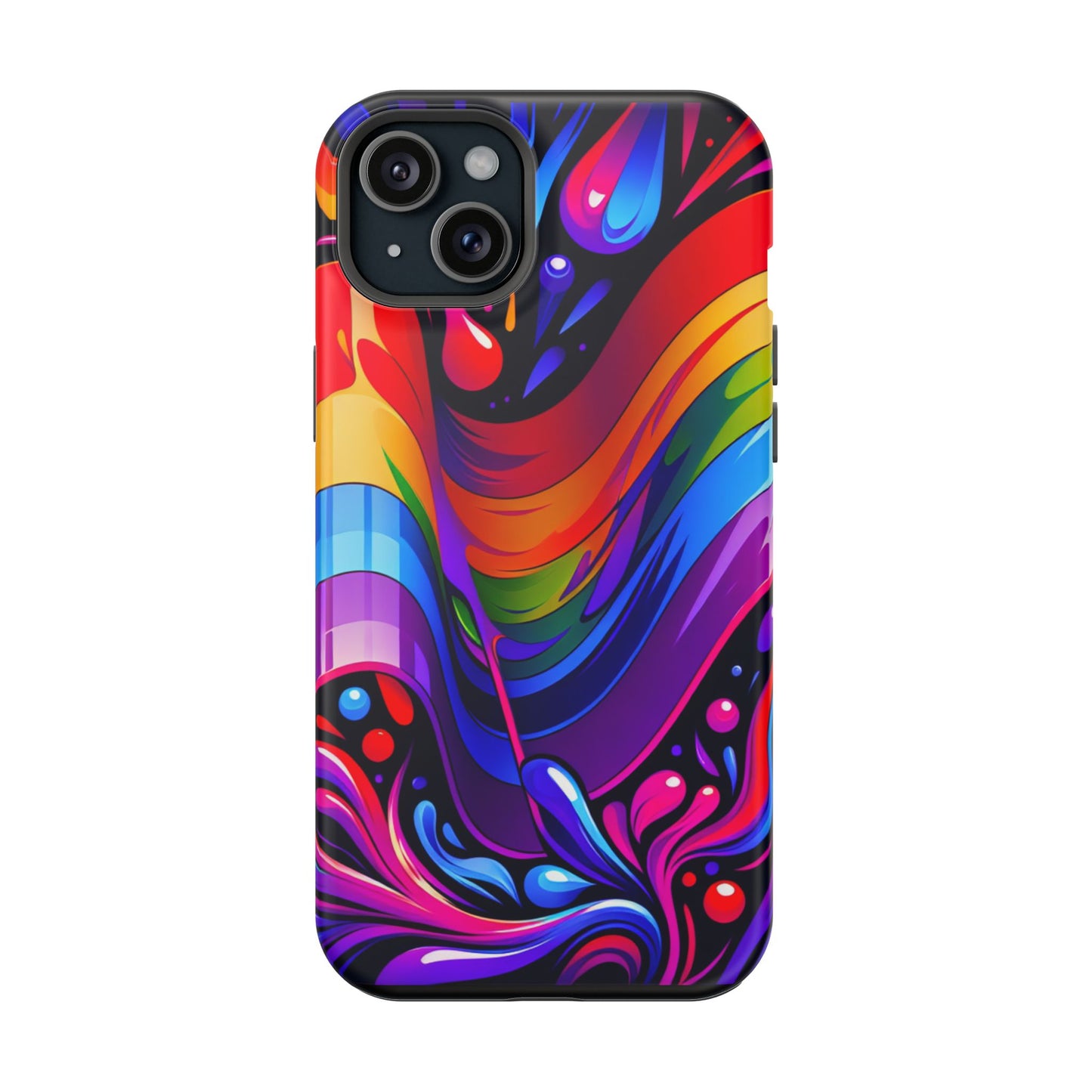 Rainbow Impact-Resistant Phone Case