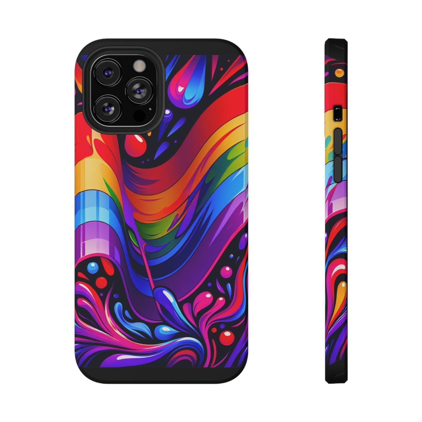 Rainbow Impact-Resistant Phone Case