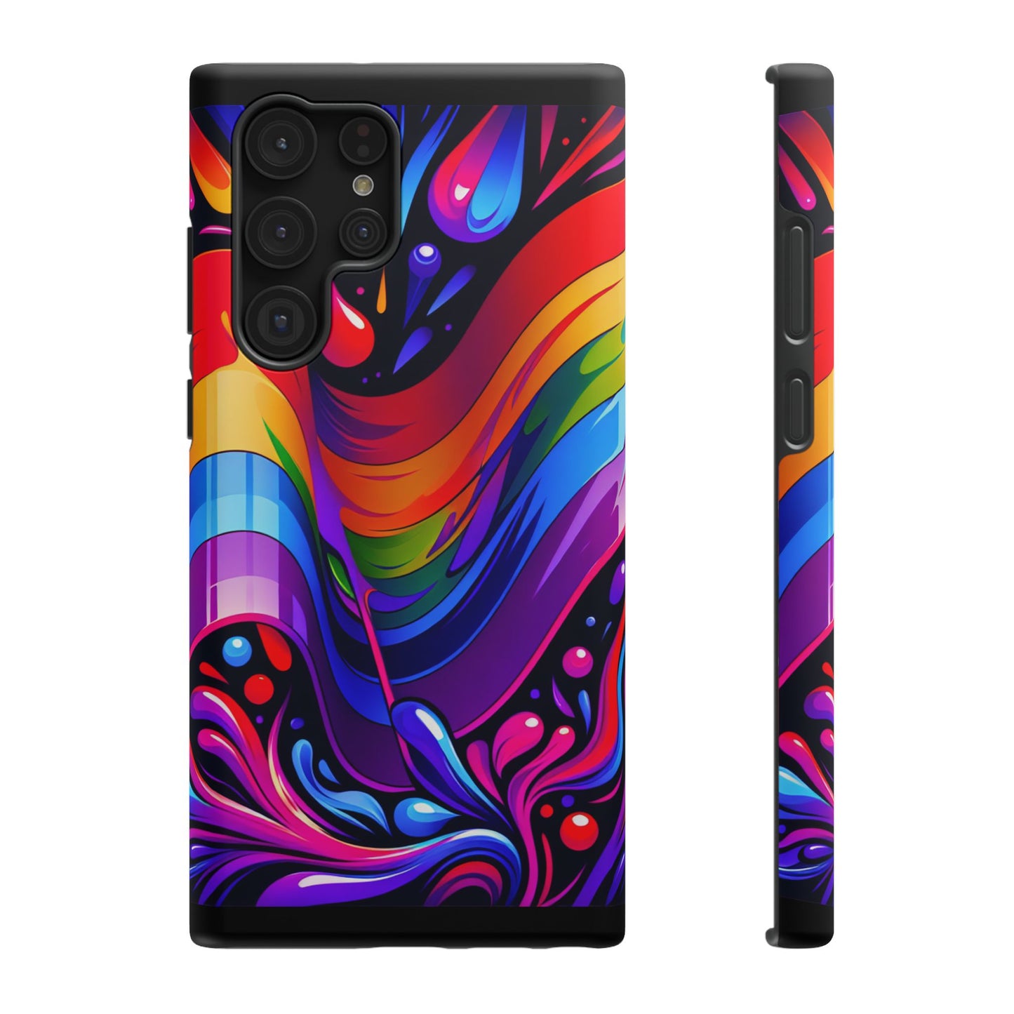 Rainbow Impact-Resistant Phone Case