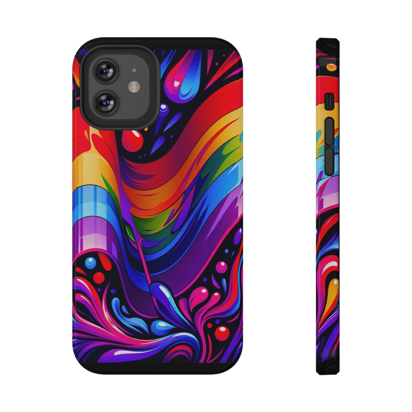 Rainbow Impact-Resistant Phone Case