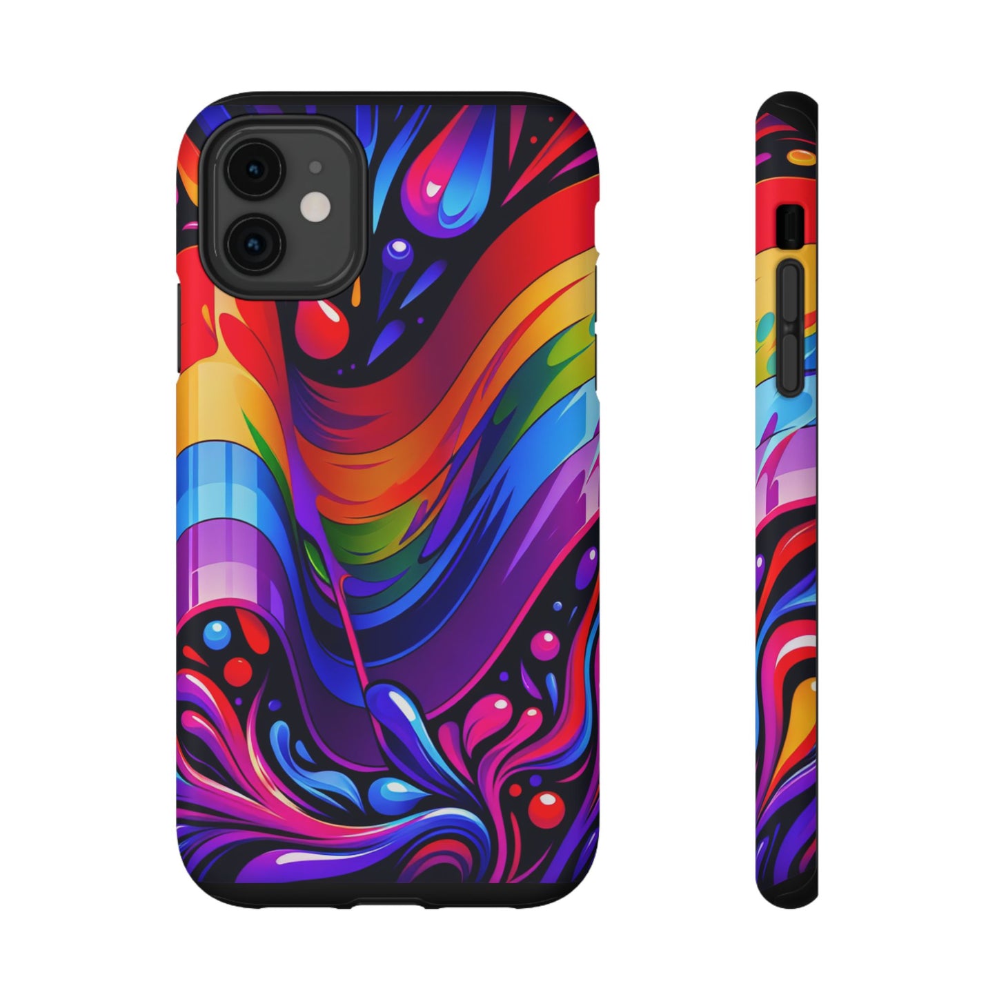 Rainbow Impact-Resistant Phone Case