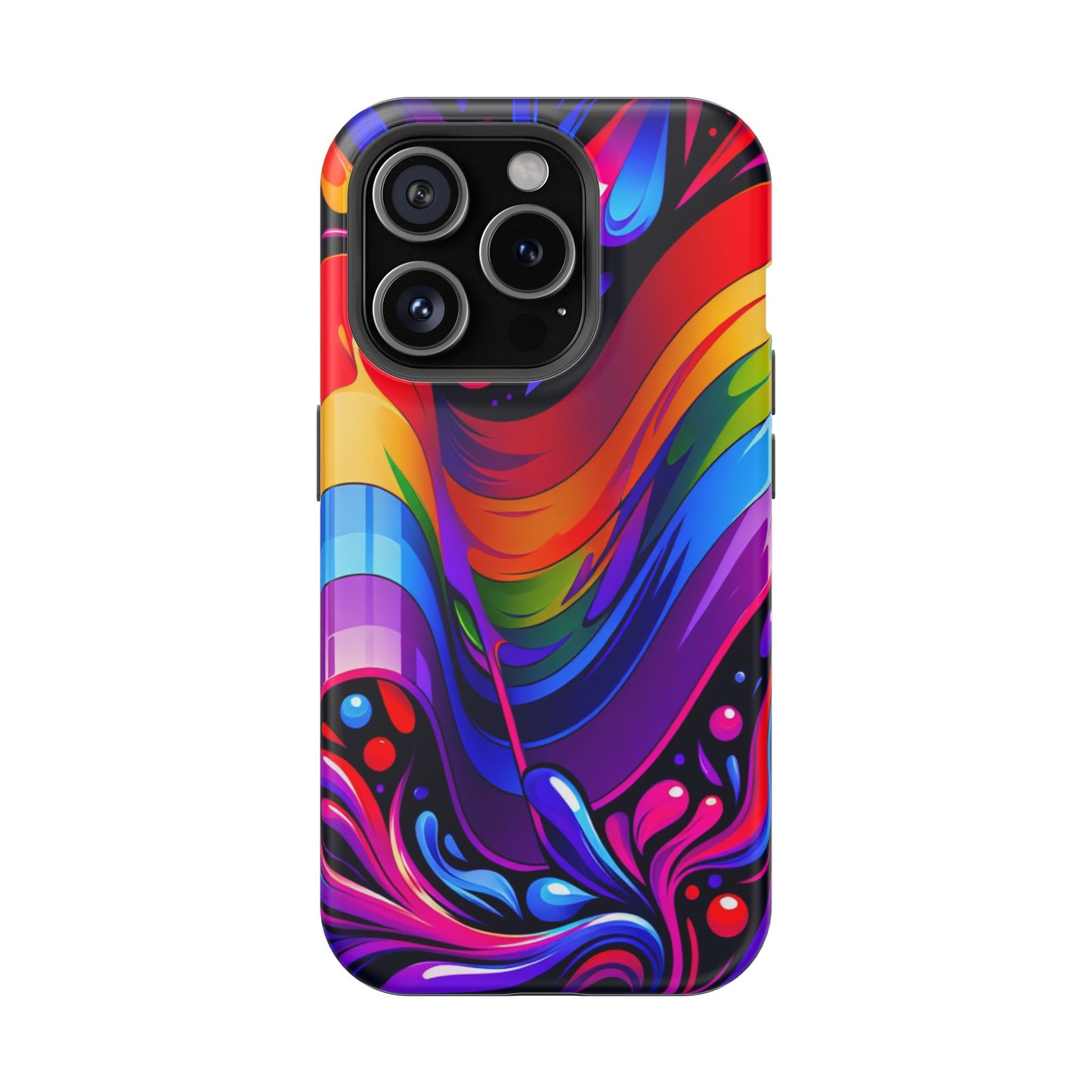 Rainbow Impact-Resistant Phone Case