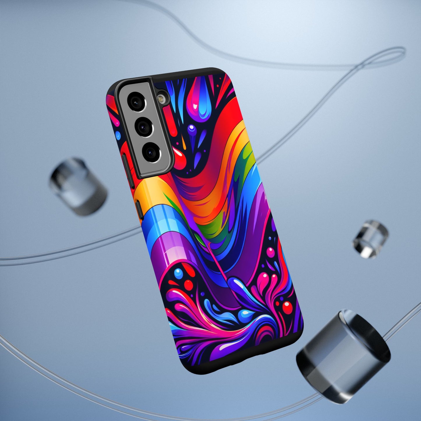 Rainbow Impact-Resistant Phone Case