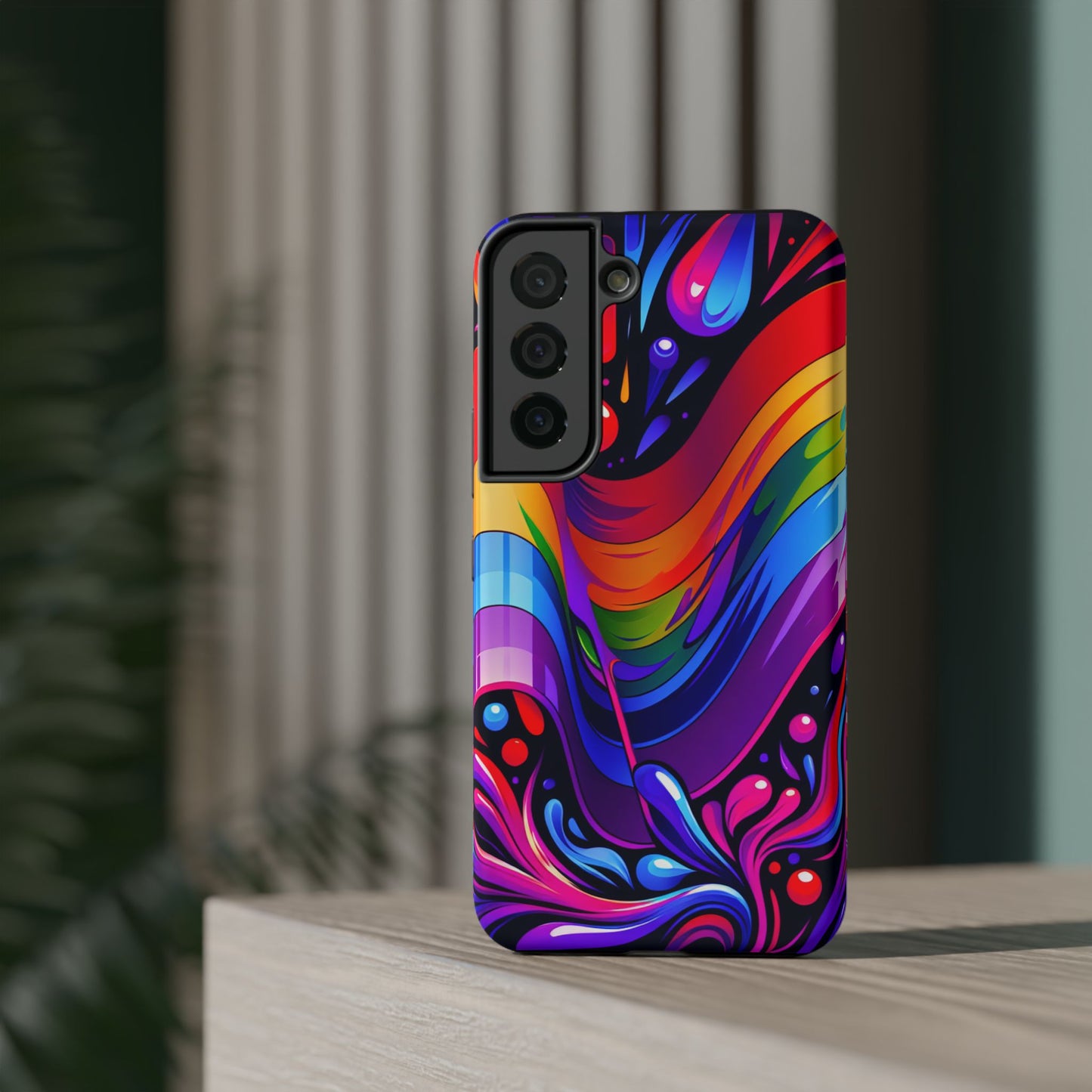 Rainbow Impact-Resistant Phone Case