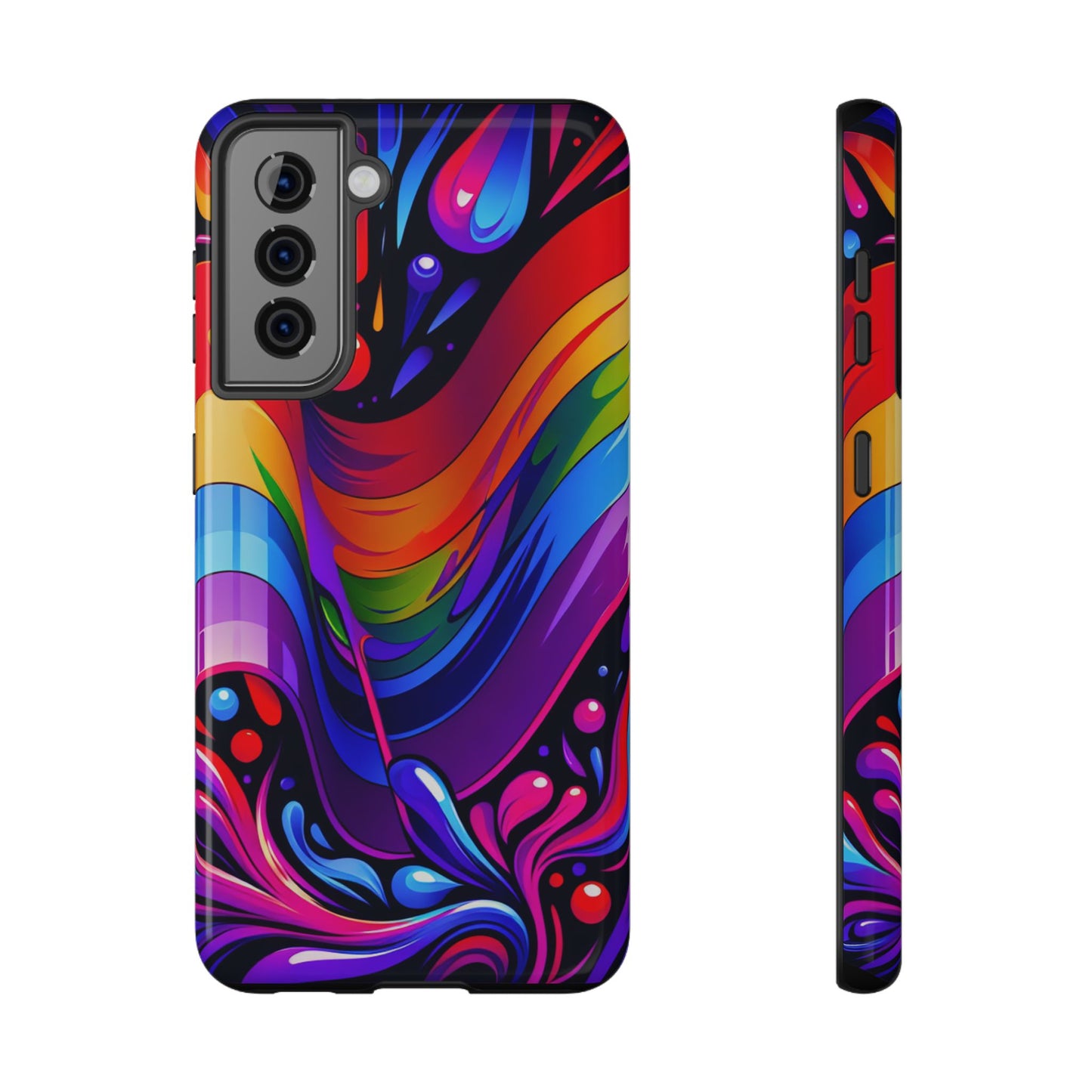 Rainbow Impact-Resistant Phone Case