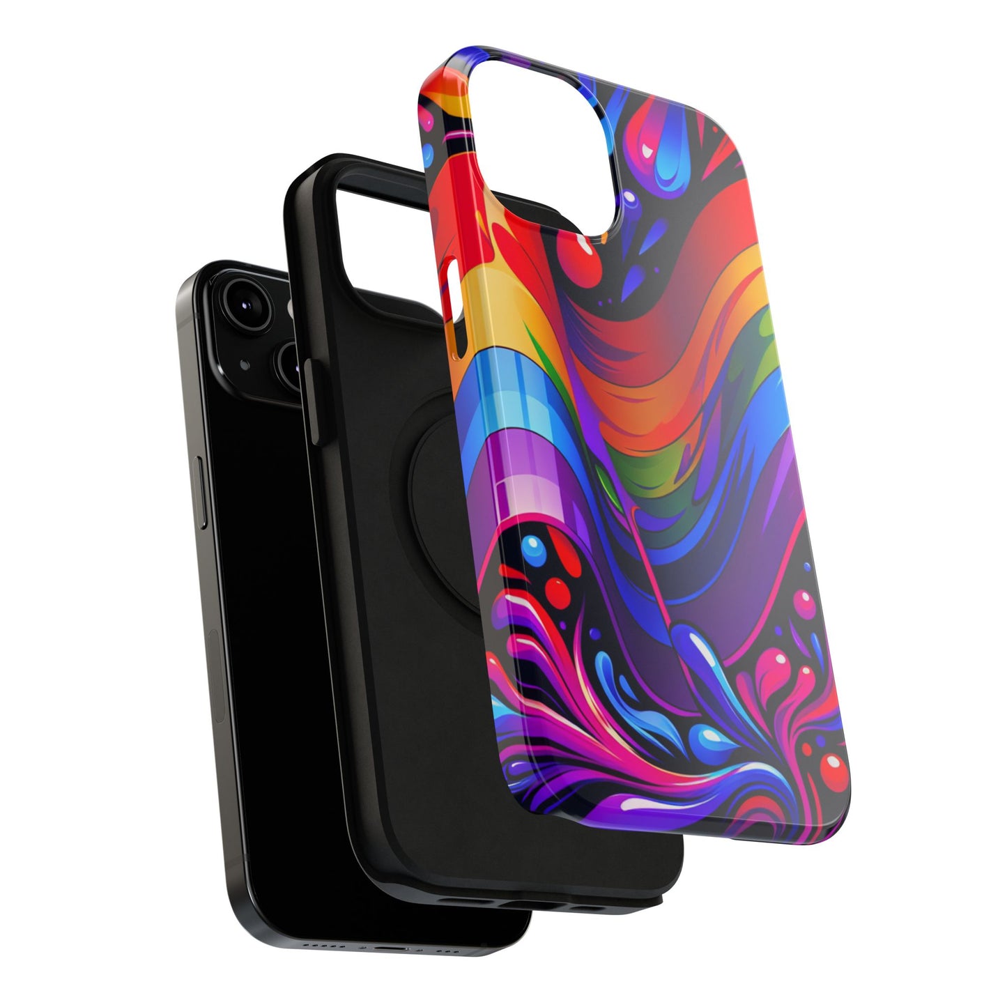 Rainbow Impact-Resistant Phone Case