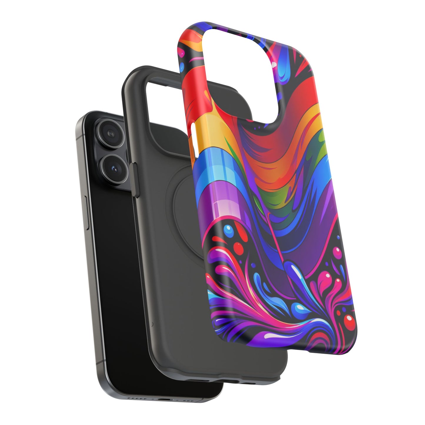 Rainbow Impact-Resistant Phone Case