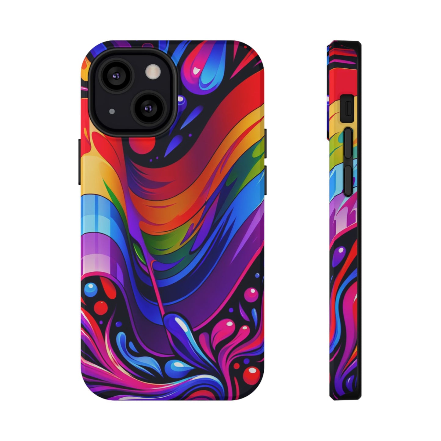 Rainbow Impact-Resistant Phone Case