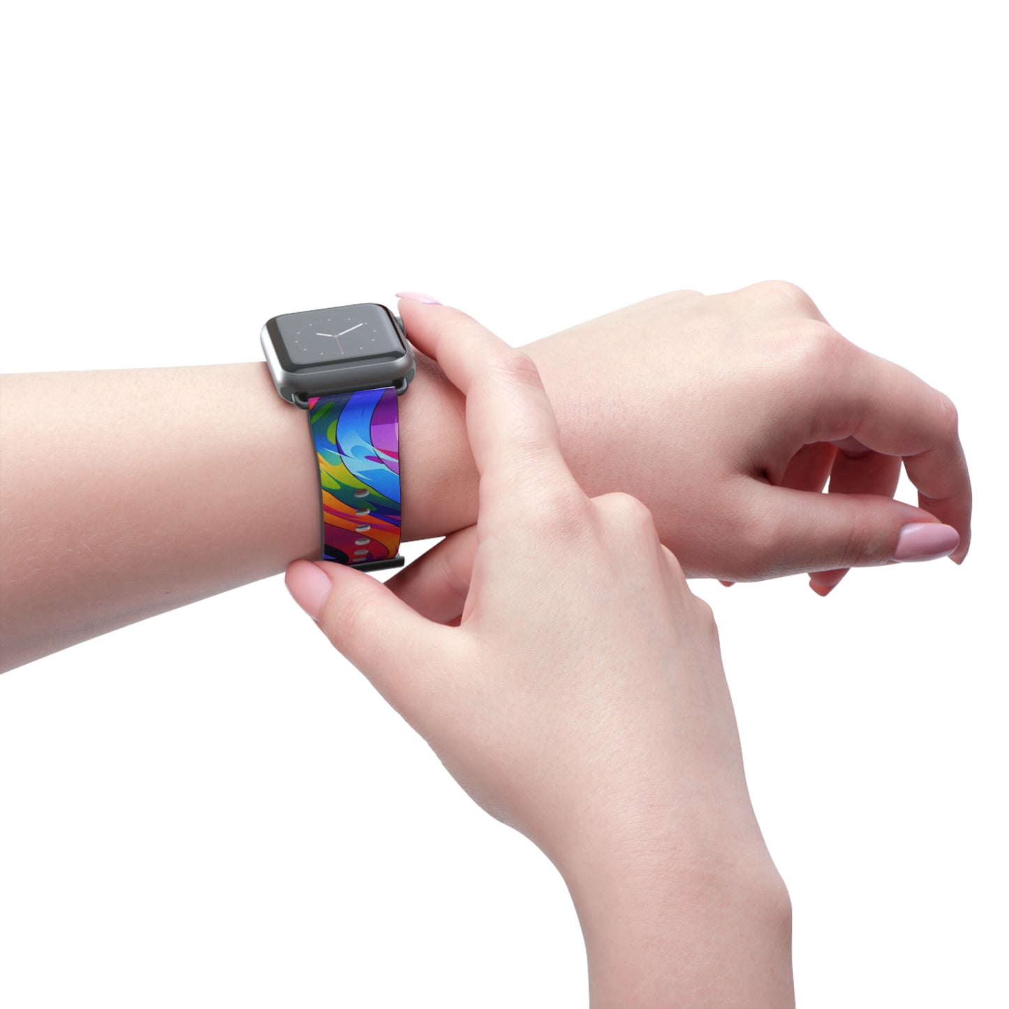 Colorful Rainbow Apple Watch Band