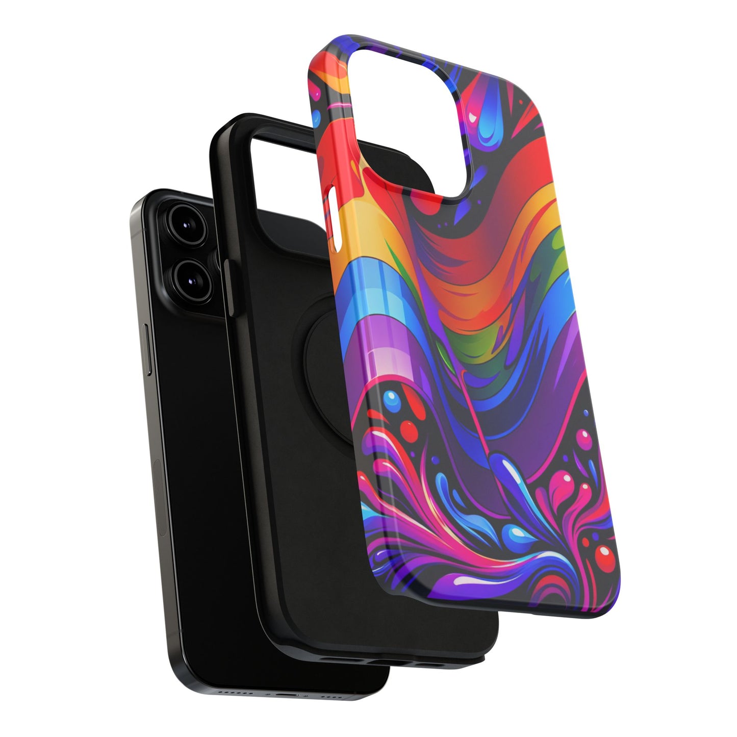 Rainbow Impact-Resistant Phone Case