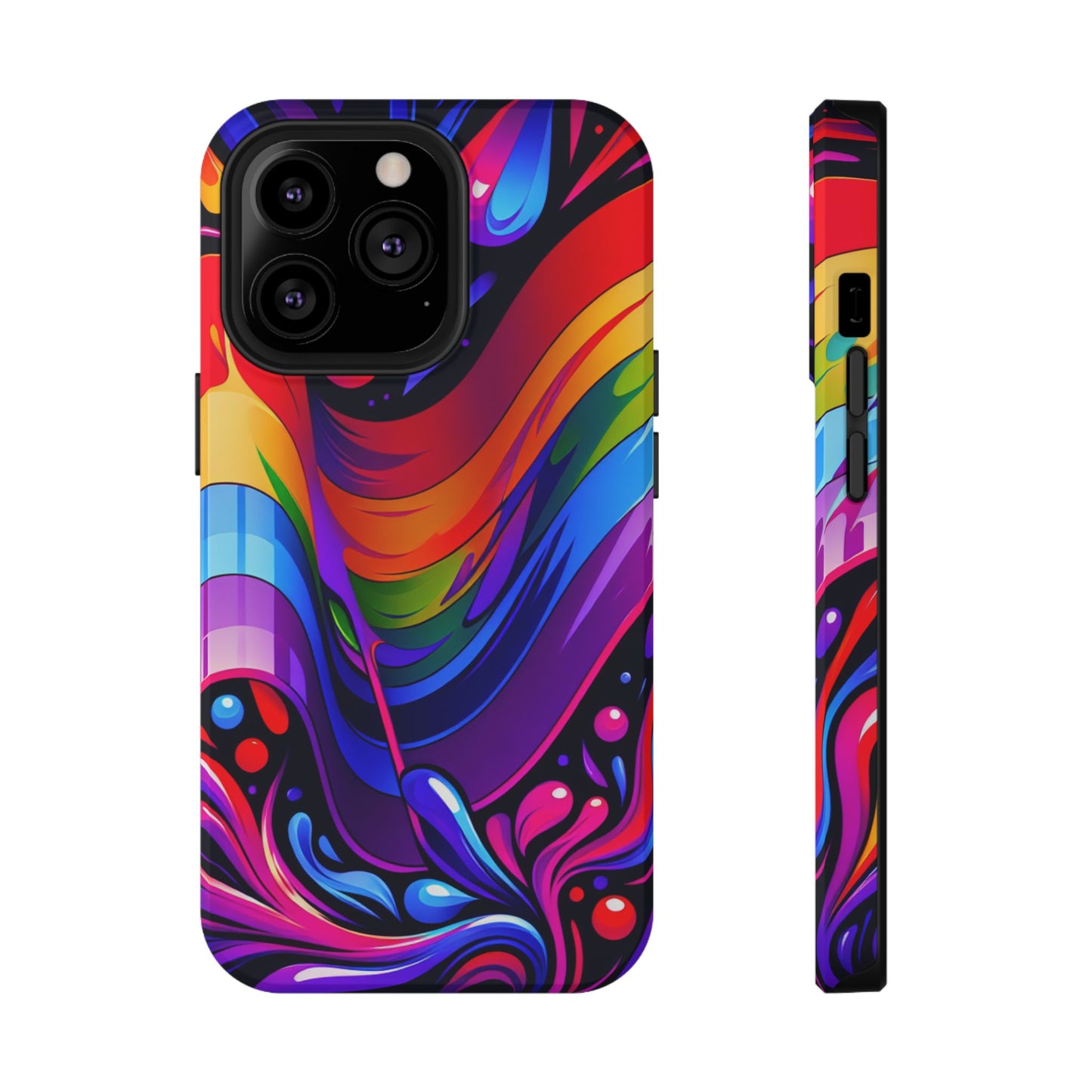 Rainbow Impact-Resistant Phone Case