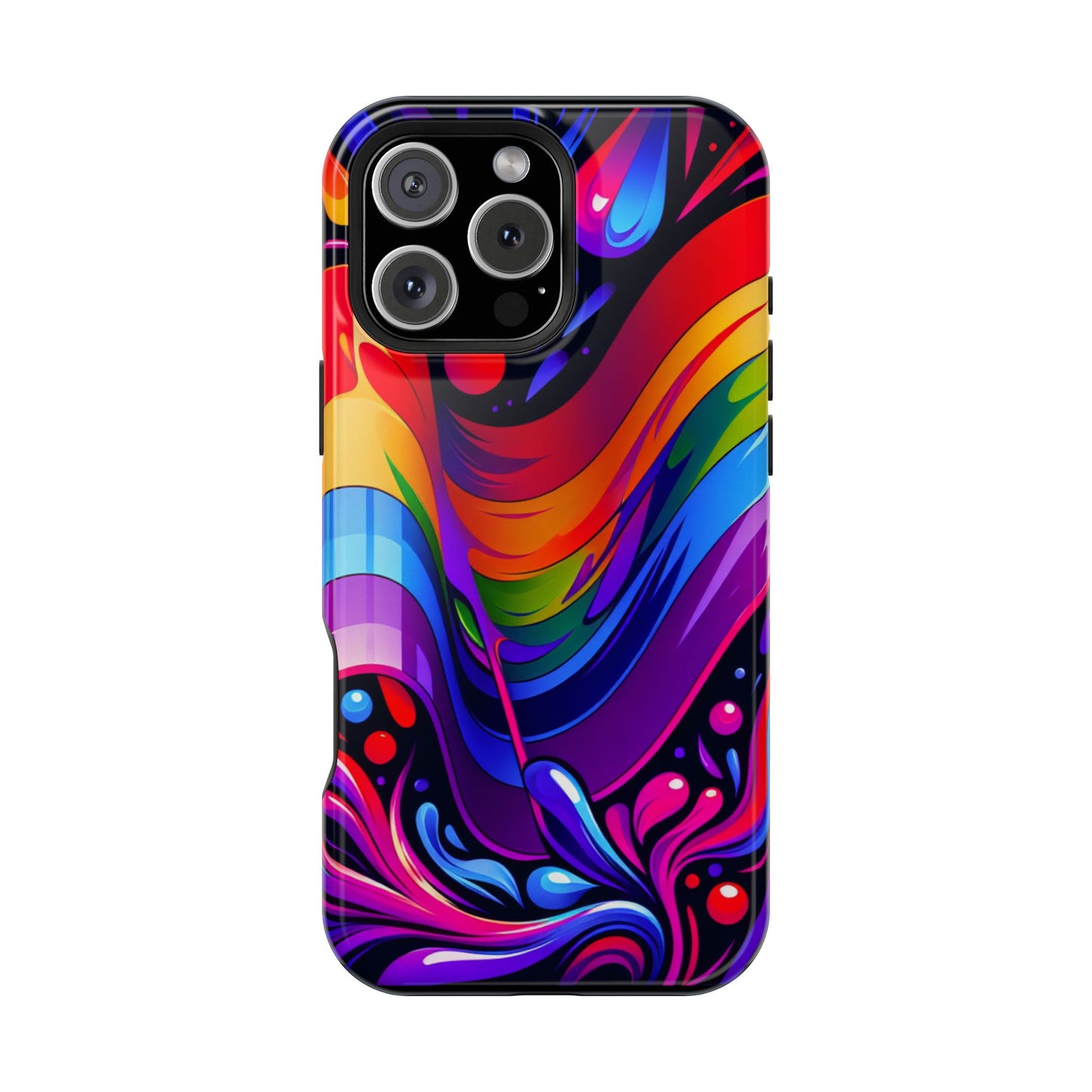 Rainbow Impact-Resistant Phone Case