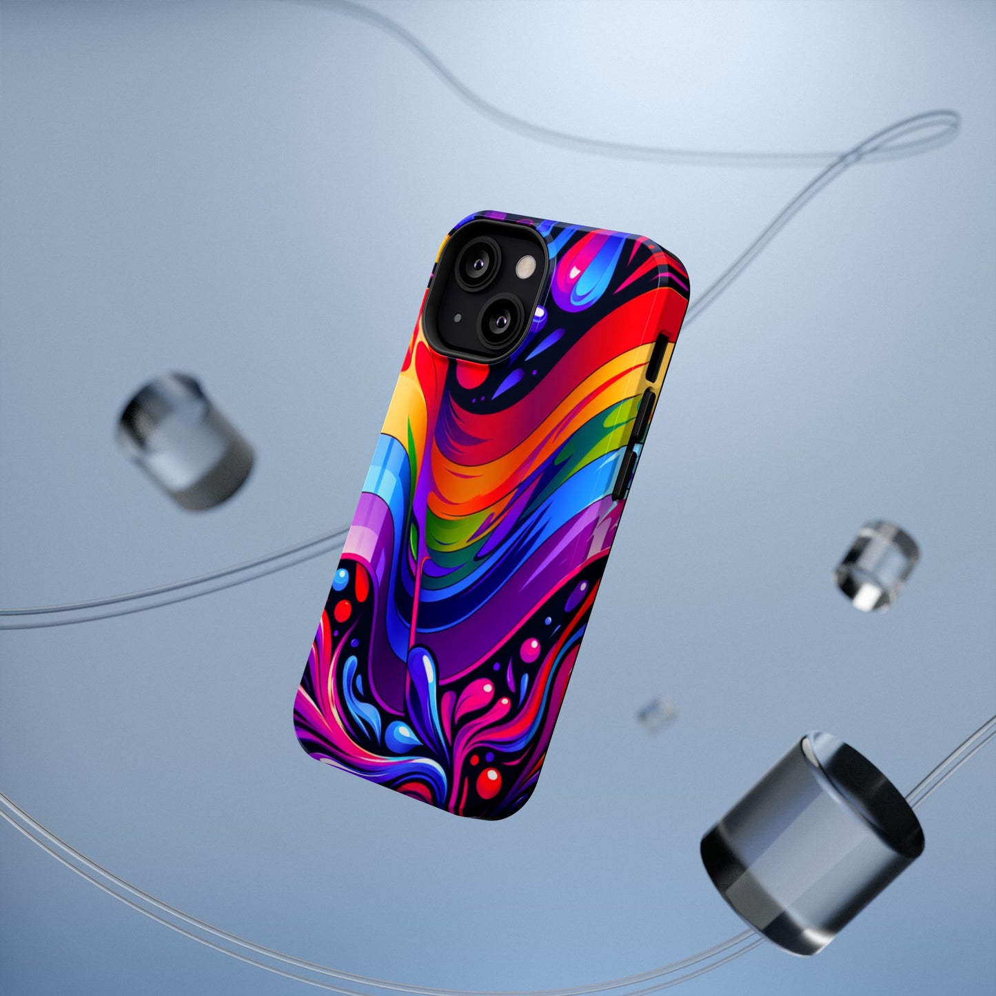 Rainbow Impact-Resistant Phone Case