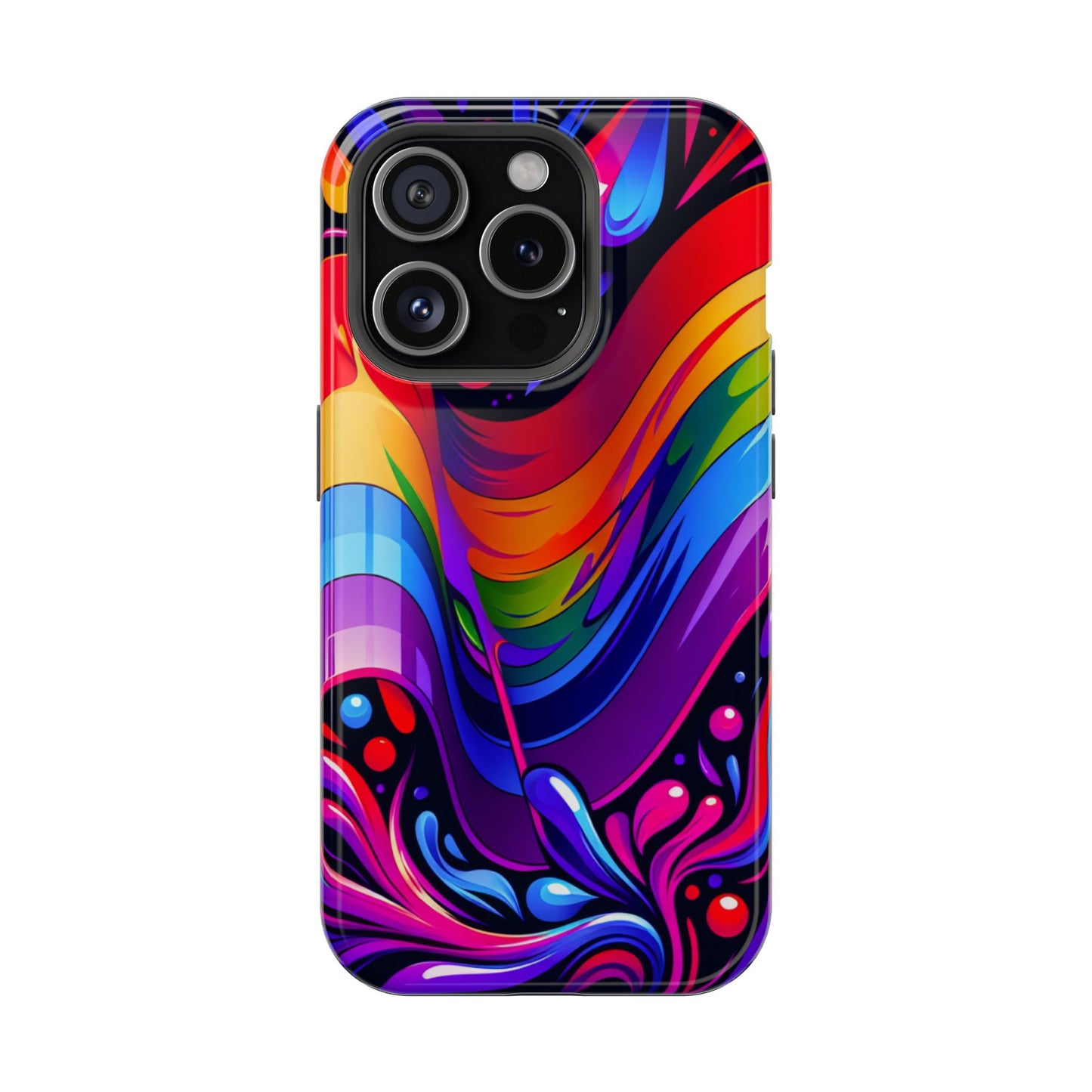 Rainbow Impact-Resistant Phone Case