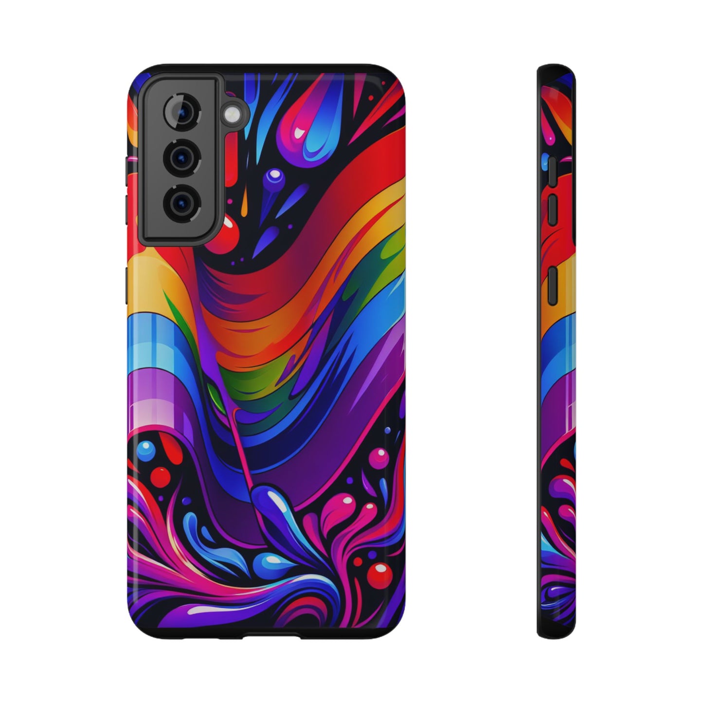 Rainbow Impact-Resistant Phone Case