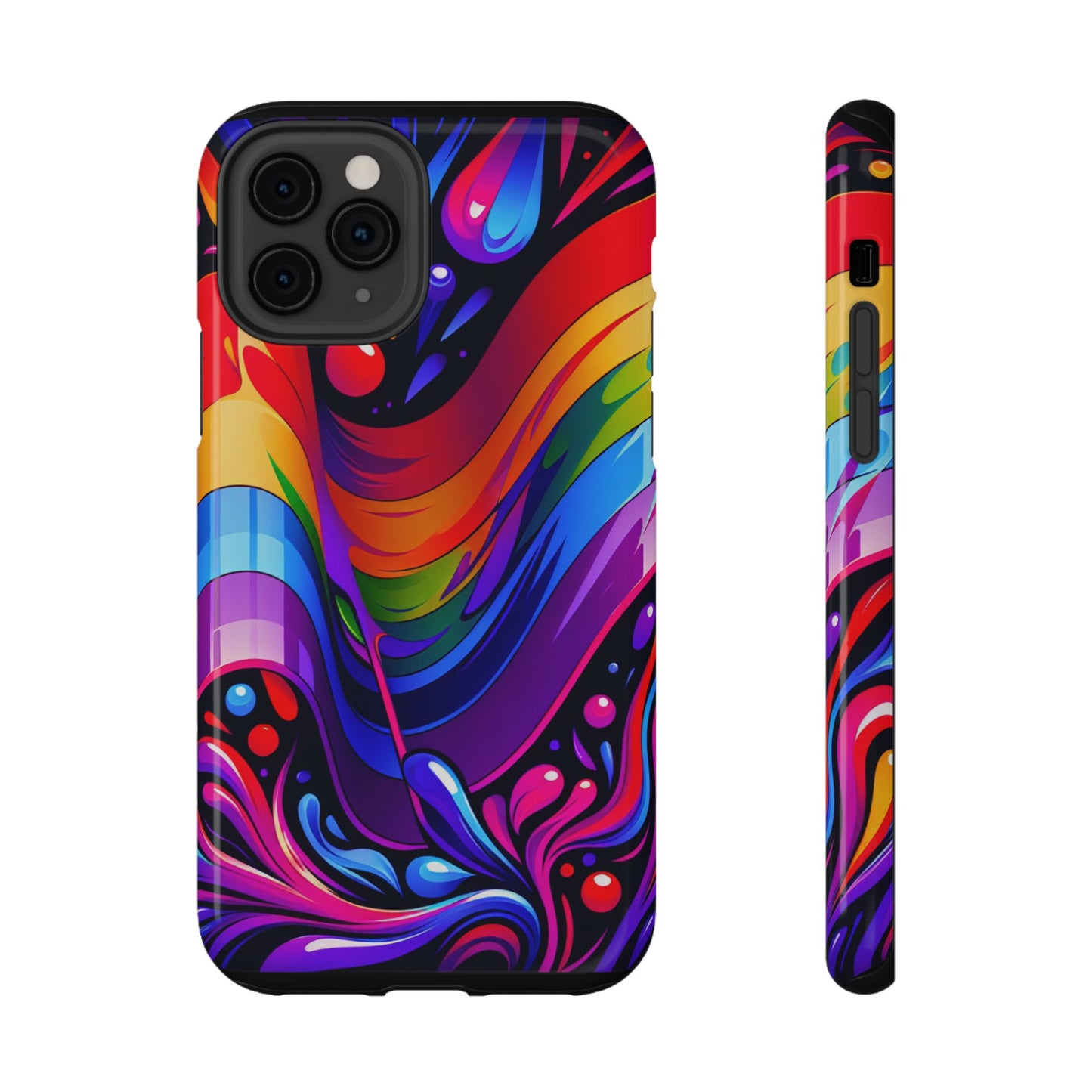 Rainbow Impact-Resistant Phone Case