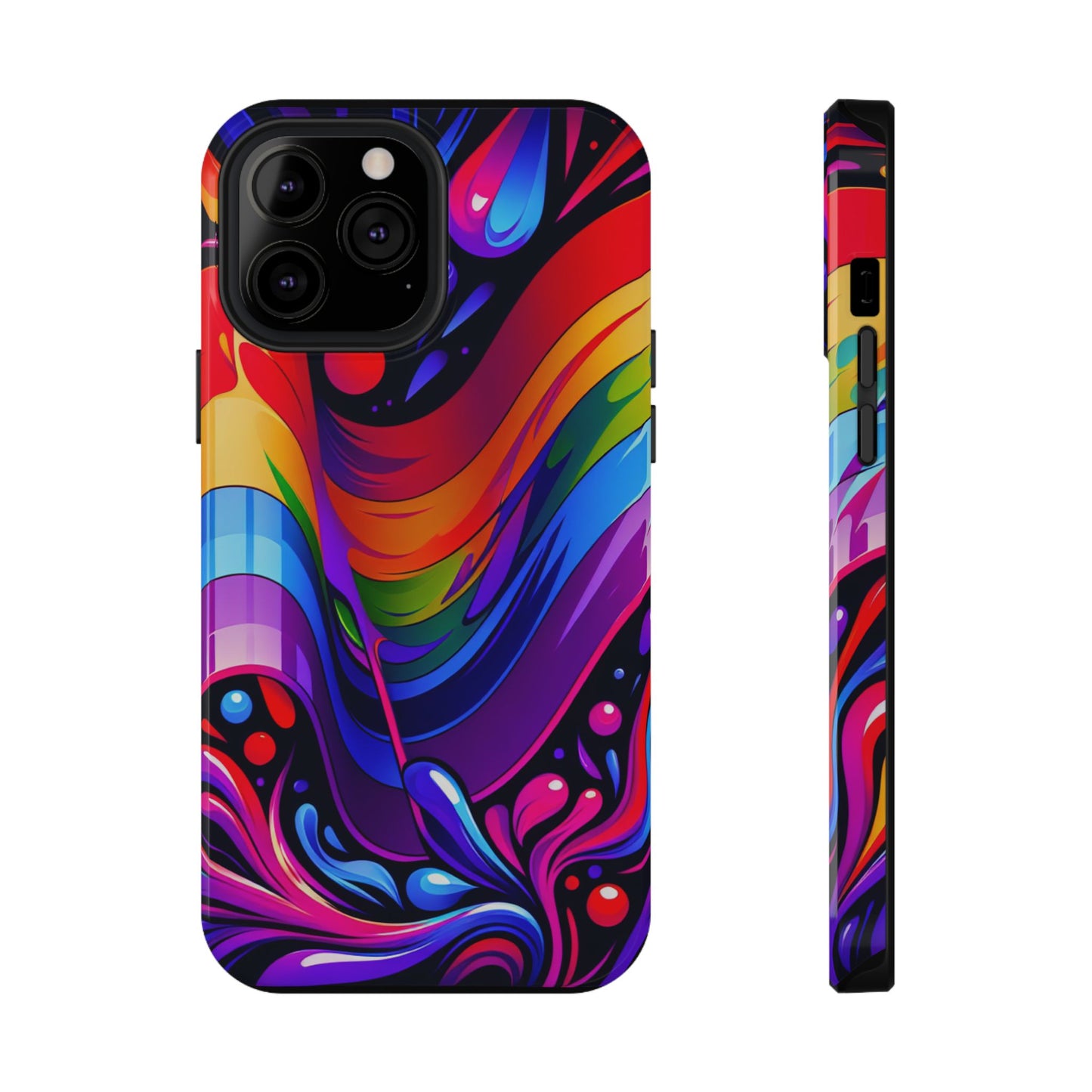 Rainbow Impact-Resistant Phone Case