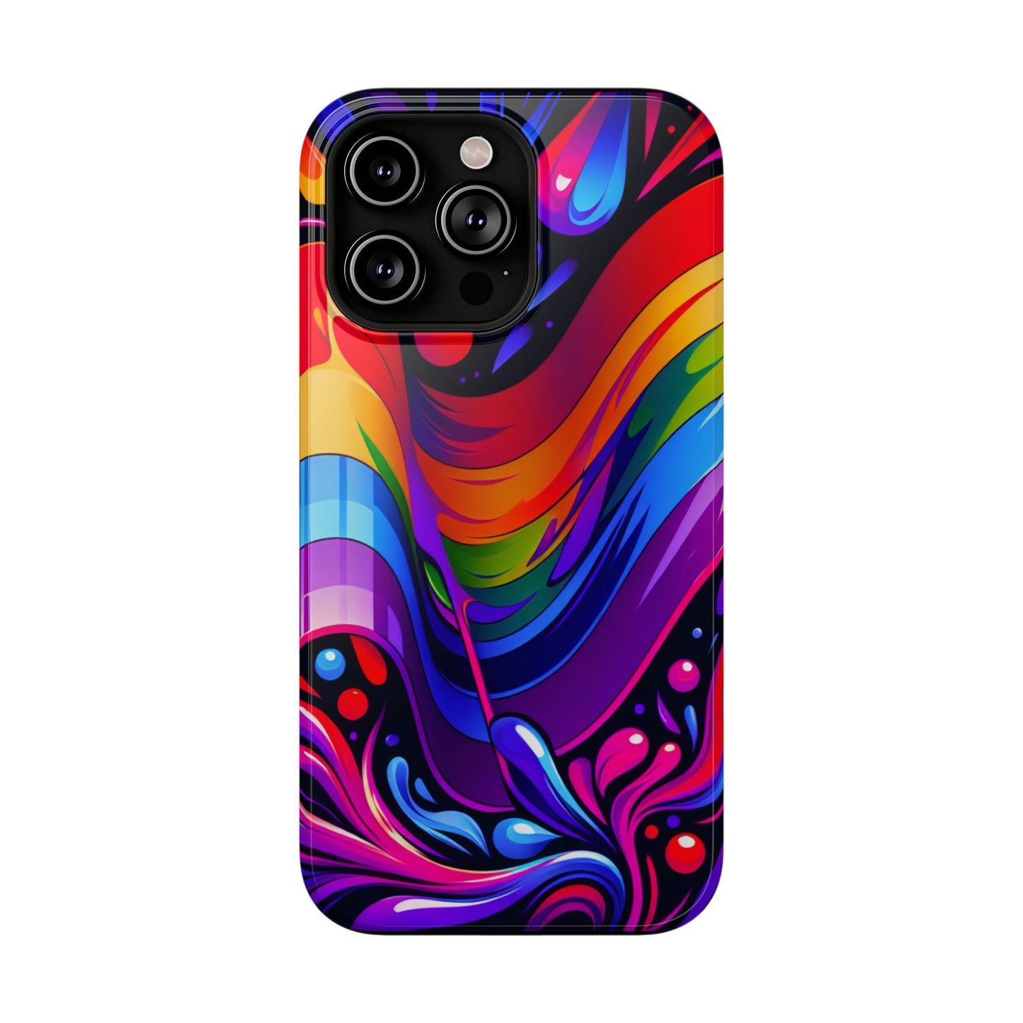 Rainbow Impact-Resistant Phone Case