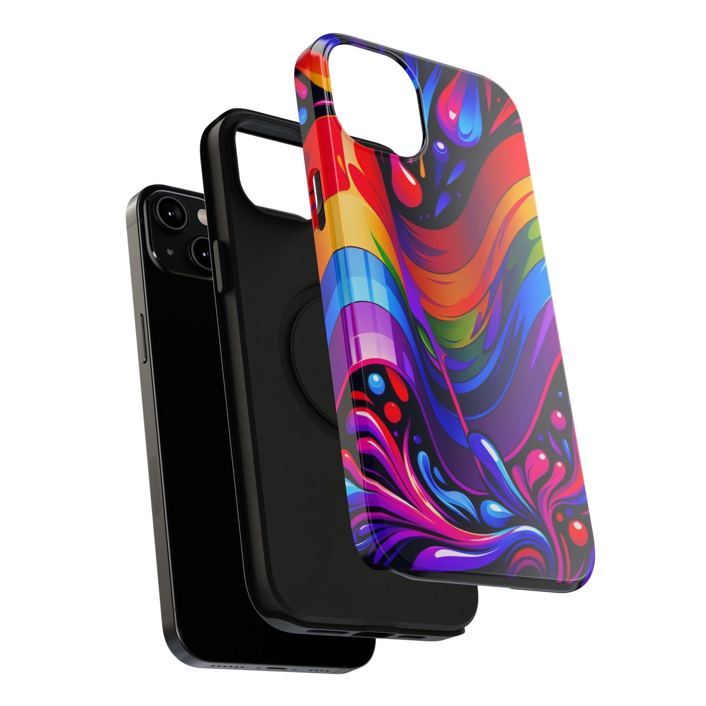 Rainbow Impact-Resistant Phone Case