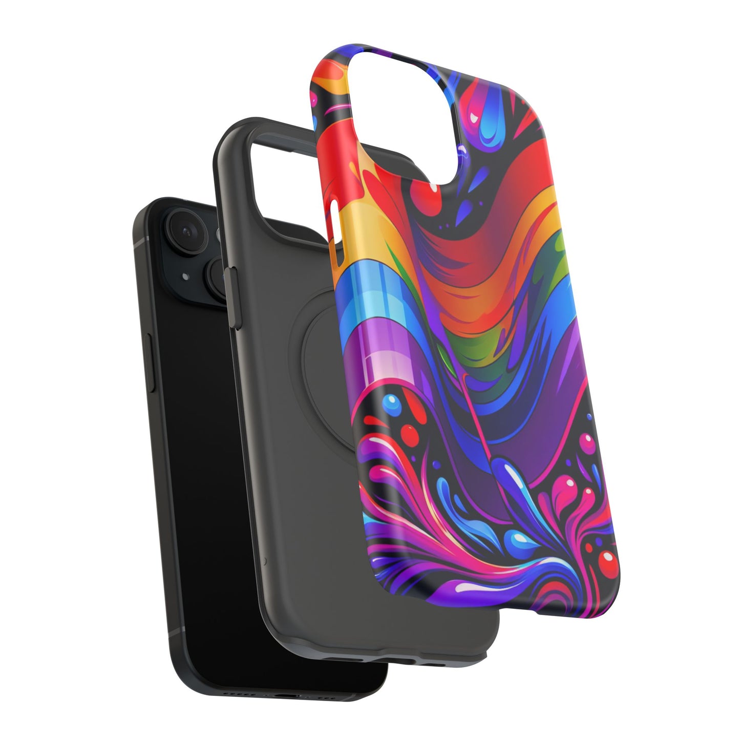 Rainbow Impact-Resistant Phone Case