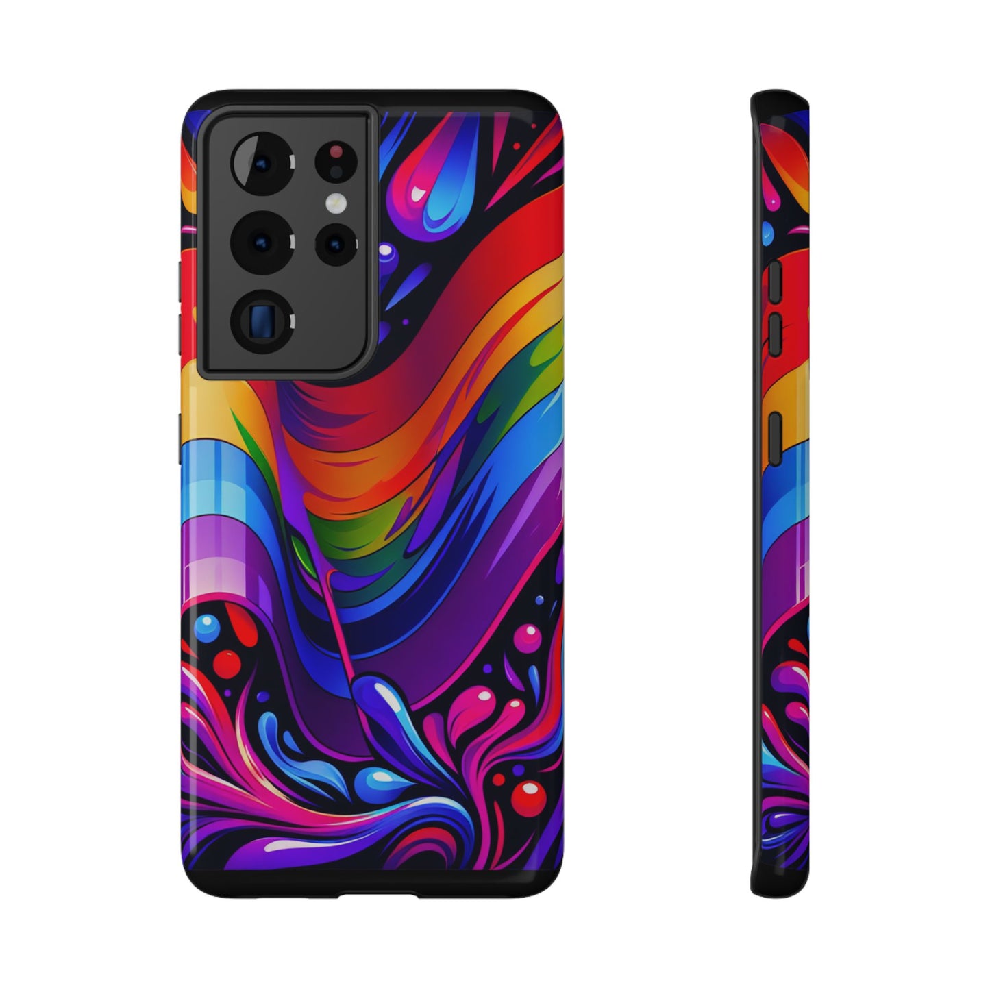 Rainbow Impact-Resistant Phone Case