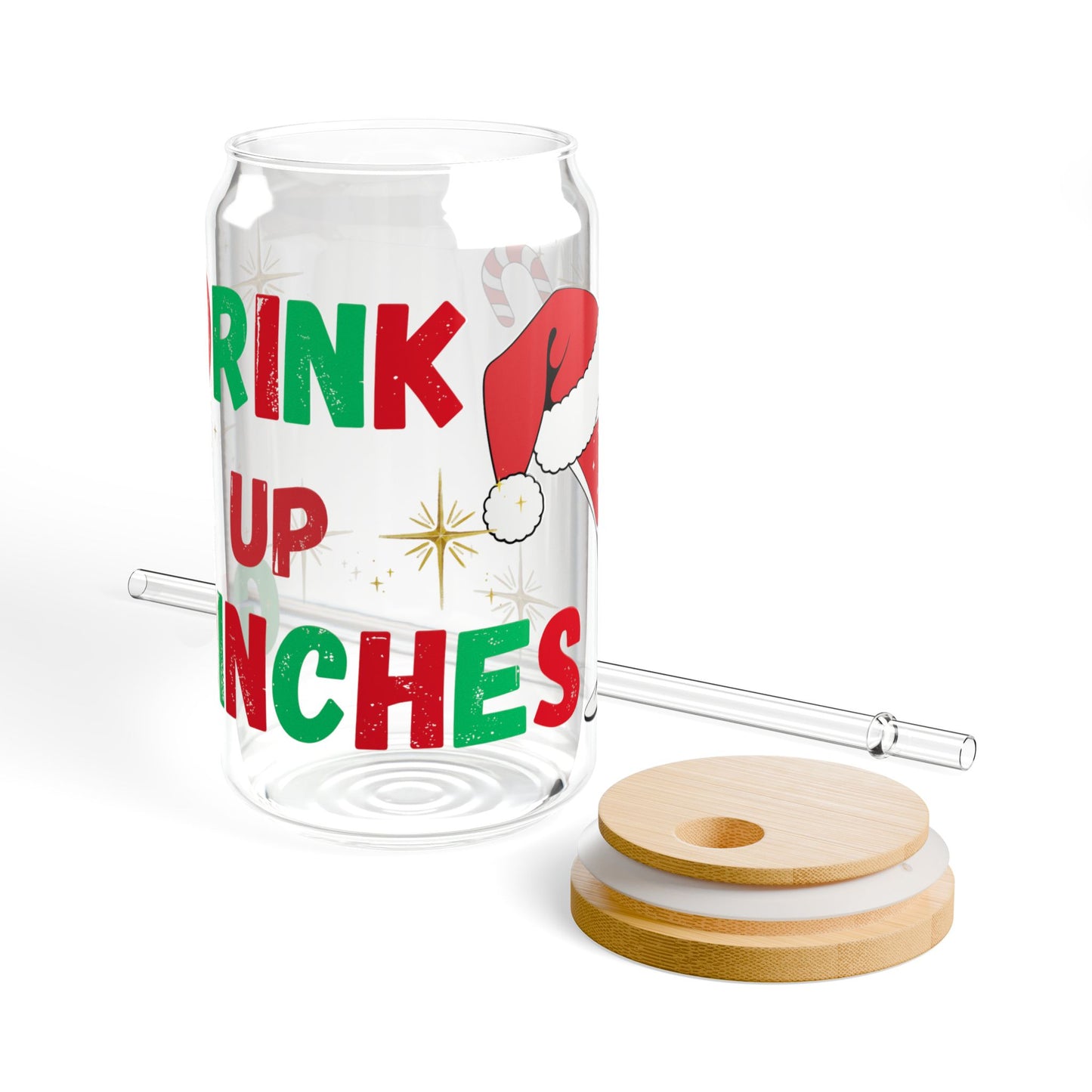 Drink Up Grinches Glass