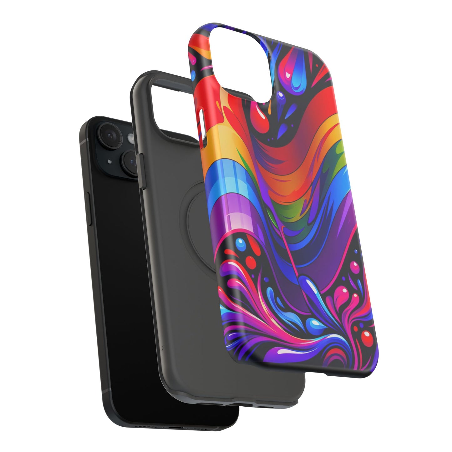 Rainbow Impact-Resistant Phone Case