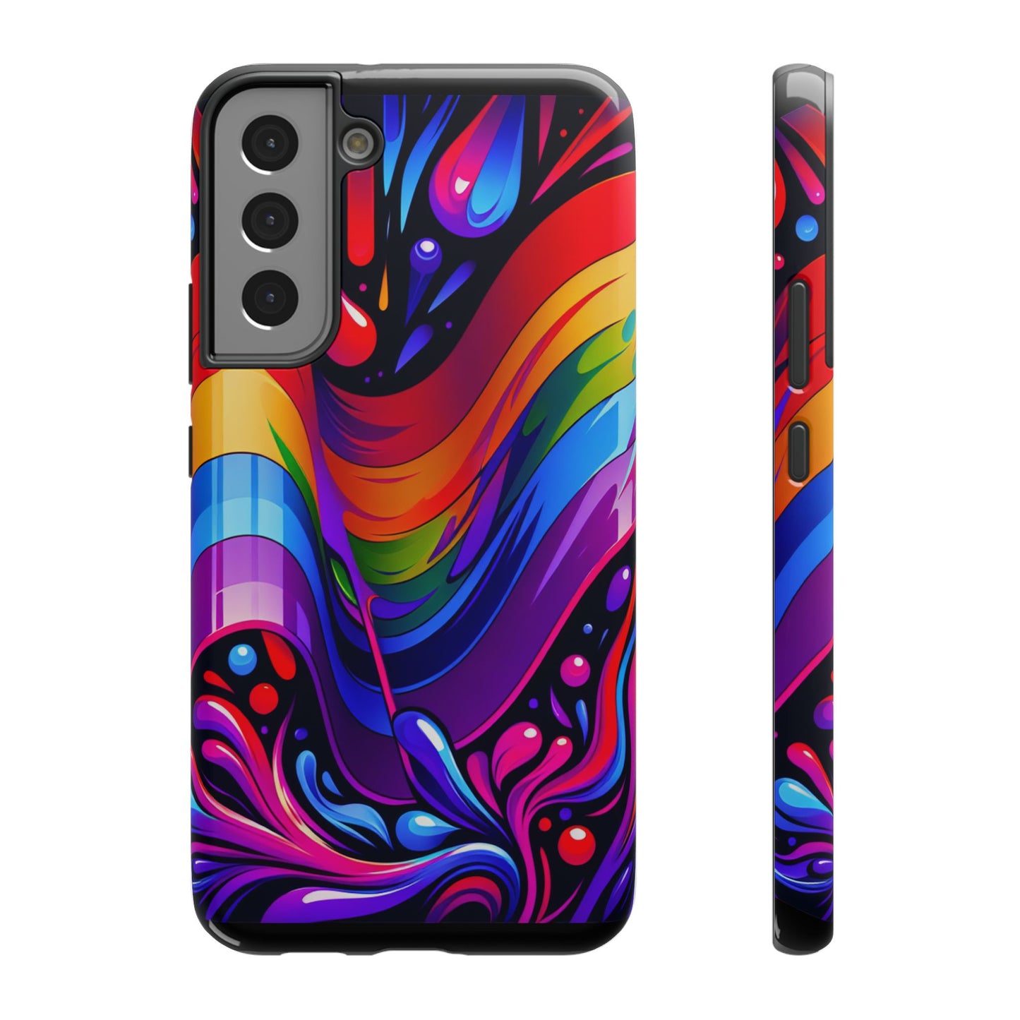 Rainbow Impact-Resistant Phone Case