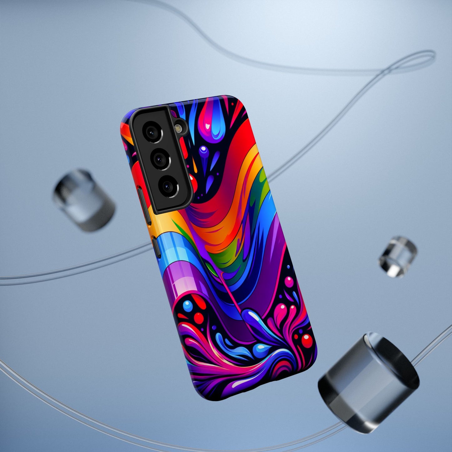 Rainbow Impact-Resistant Phone Case