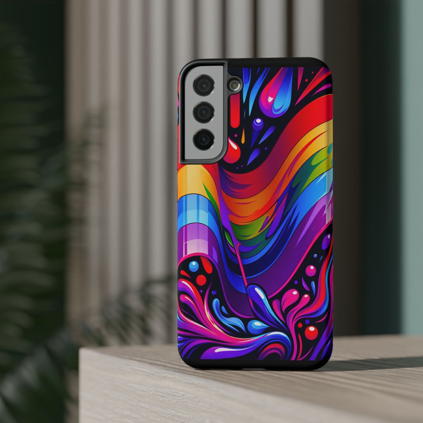 Rainbow Impact-Resistant Phone Case