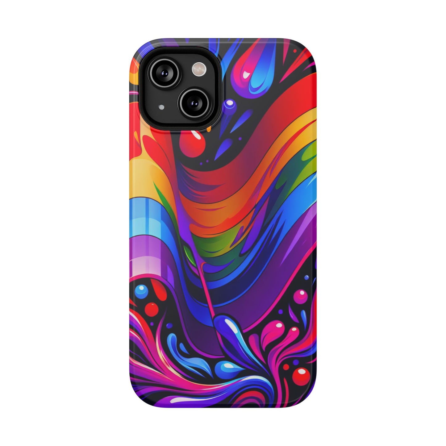 Rainbow Impact-Resistant Phone Case