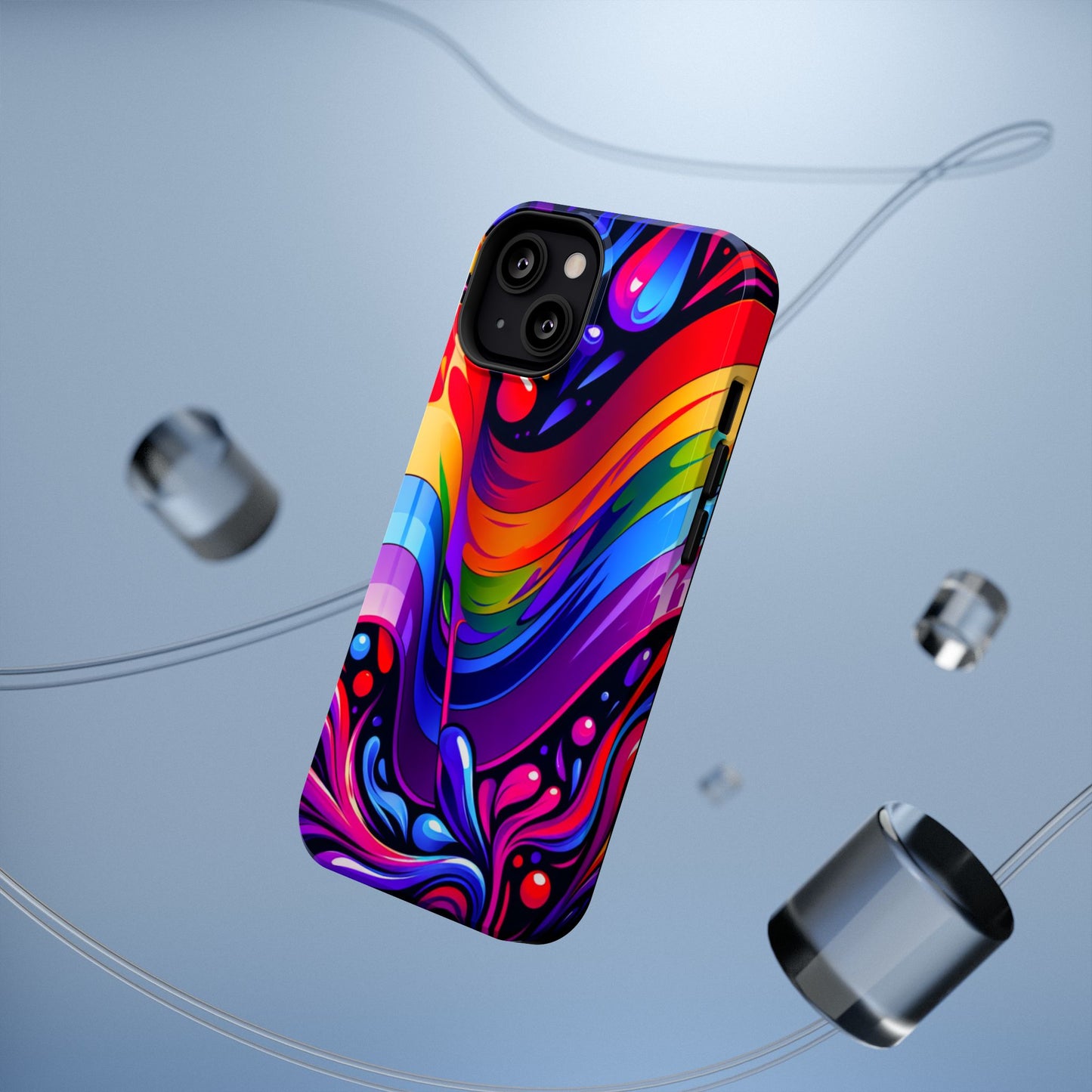 Rainbow Impact-Resistant Phone Case