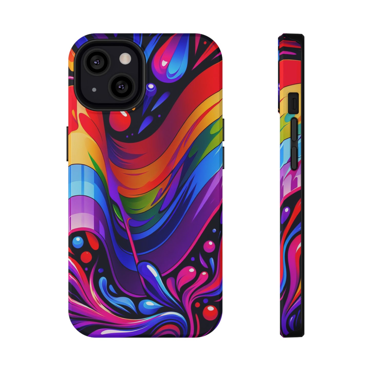 Rainbow Impact-Resistant Phone Case