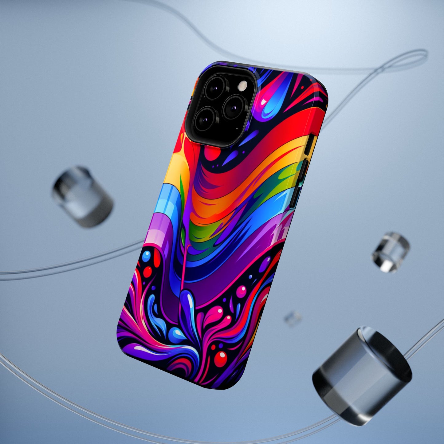 Rainbow Impact-Resistant Phone Case