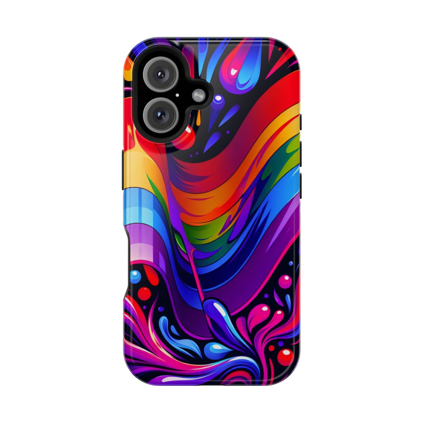 Rainbow Impact-Resistant Phone Case