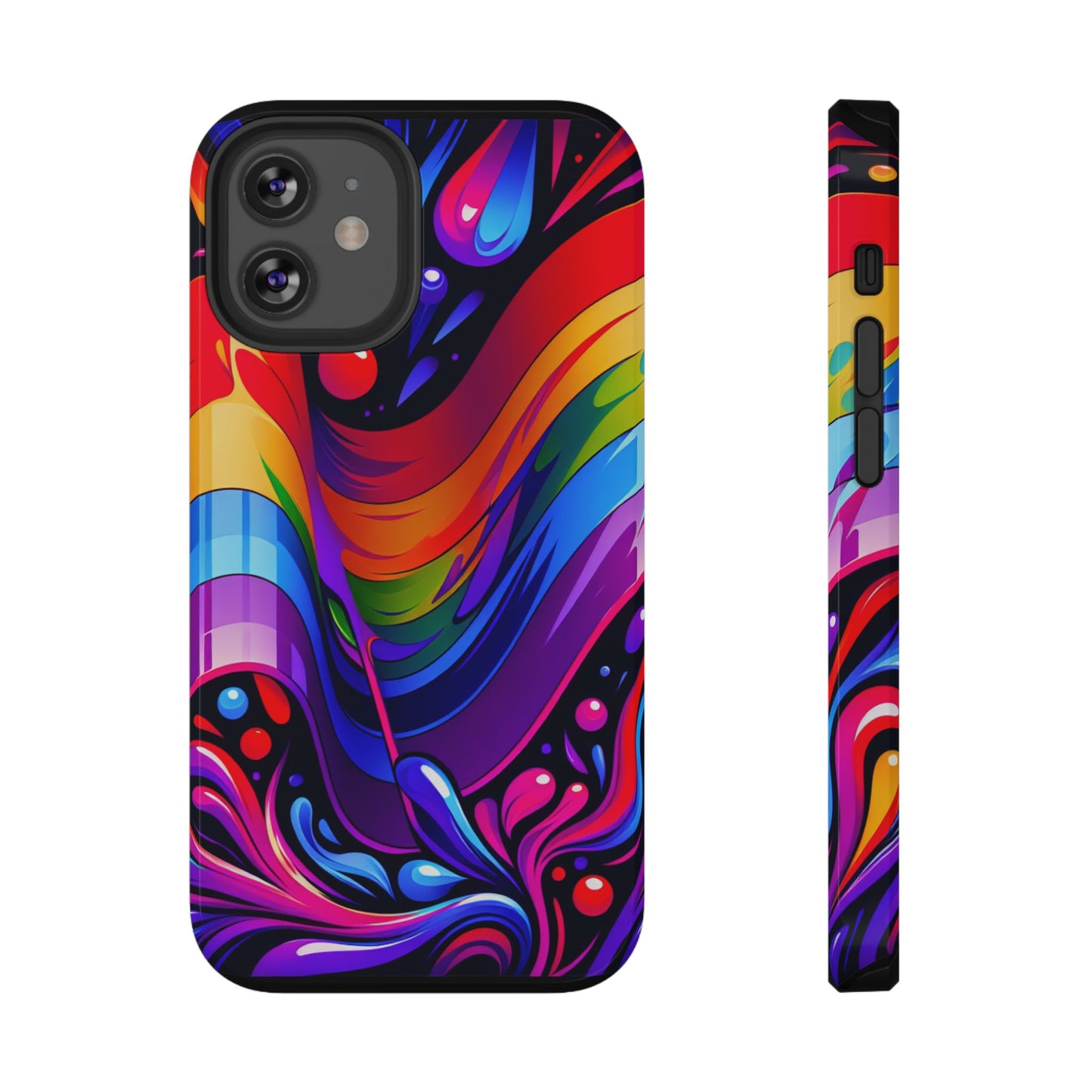 Rainbow Impact-Resistant Phone Case