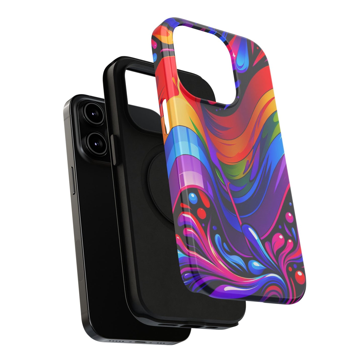 Rainbow Impact-Resistant Phone Case