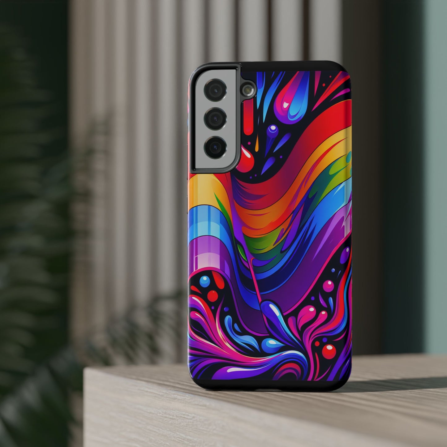 Rainbow Impact-Resistant Phone Case