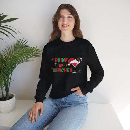 Drink Up Grinches Unisex Crewneck Sweatshirt